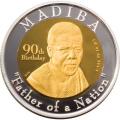 RARE Nelson Mandela 90th Birthday Celebration 1/2 oz GOLD AND SILVER PROOF 69 NGC