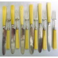 SUPER RARE Antique silver forks and knifes 1835-1836 with hallmarks