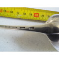 Antique silver moerse spoon  with hallmarks of W.T  89 grams of silver