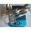 SUPER nice 1.240 kg of .800   silver forks and spoons  with hallmarks FRENCH SILVER