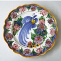 WOW,,,,, Skyros Greece Hand Painted Plate     Collectors Dream!!