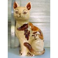 WOW,,,,, nice big porcelain cat  ,,,  Collectors Dream!!