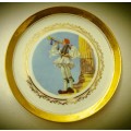 vintage Beautifully painted vintage plate, Arzberg Bayern gold inlay