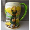 WOW,,,,,antique Sarie Marais Musical Crown Devon Jug 100%