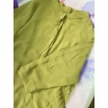 Matcha Color Chiffon Dressing for Women XS