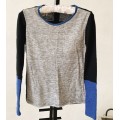 Gored long-sleeve topping SIZE XS