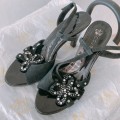 COVER DIAMOND BUTTERFLY HIGH-HEELED SHOES Size 34