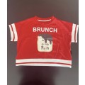 Red Brunch T-Shirt for Girl 90cm