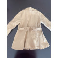 Khaki Pure Cotto Coat For Girl 100cm 3-4Y