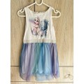 H&M FROZEN ICE BLLUE DRESSES FOR GIRLS 4-6Y
