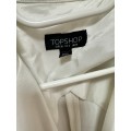 TOPSHOP WHITE CASUAL SUIT FOR LADY SIZE EUR36 US4