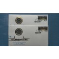 *** 2 x 1994 Presidential Inauguration Proof R5 set in FDC untouched***Price is for both!! WOW