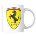 Ferrari F1 Coffee Mug - Everybody`s A Ferrari Fan (White)