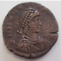 AN ANCIENT COIN  393-423 AD --OVER 1600 YEARS OLD