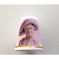 A COTTAGE  THIMBLE --THE QUEEN MOTHER