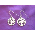 A SMALL TREE OF LIFE PENDANT AND EARRINGS--OPPORTUNITY TO WIN BOTH FOR ONE BID -NEW