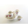 A MINIATURE TO SMALL PORCELAIN CHAMBER SET--PERFECT