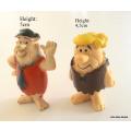 VINTAGE FLINTSTONE CHARACTERS FRED AND BARNEY--MADE OF RUBBER