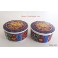 2 IMARI TRINKET BOXES