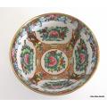 A HAND PAINTED ORIENTAL BOWL---PERFECT