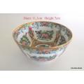 A HAND PAINTED ORIENTAL BOWL---PERFECT