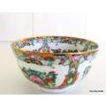A HAND PAINTED ORIENTAL BOWL---PERFECT