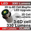 330 Lumen Clara LED Upgrade for Maglite Flashlight