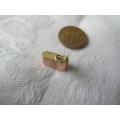 Vintage 14ct springloaded rose gold charm opens into camera