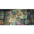 LOT OLD WORLD STAMPS