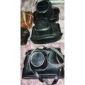 A few nice camera cases and bags - most are leather