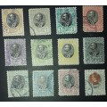 SERBIA stamps 1905 King Peter used  set
