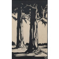 JH Pierneef - Bluegum Trees