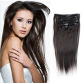 16~22 inch Clip-in Human Hair Extension Straight 1B# 9pcs/set