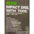 500 W IMPACT DRILL WITH TOOL KIT!!!!!! IN CARRY CASE!!!!