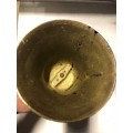 Vintage brass school bell: No gong: Good condition