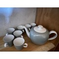 Lovely vintage Rosenthal grey and white tea set; Top quality