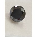Beautifully professionally cut Black Moissanite in excess of 1 ct: Check other listings too!