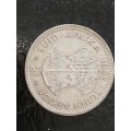 1957 Union of SA  Florin (2 shillings): .500 Silver: Good detail