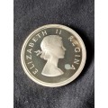 Queen Elizabeth SILVER Crown 1947-1995: Visit to SA:In capsule with mark of auhenticity