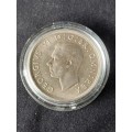1937 SILVER CROWN 5 Shillings: Great detail