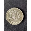 1937 SILVER CROWN 5 Shillings: Great detail