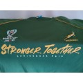 Rugby Collectors: Springbok Jersey: 2019 Japan WC top: 2 rugby balls, etc. SHIPPING R30