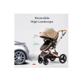 Belecoo Baby Pram Stroller 3 in 1 Kids Carry Pram Stroller & Car Seat Trolley Baby 0-4.5 years