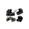 3 in 1 Baby Stroller - Black
