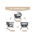 3 In 1 Bedside Baby Bassinet Sleeper Crib With Bed Nets