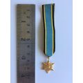 Air Crew Europe Star Miniature Medal with ribbon