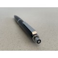 Montblanc Vintage 1970s Black Precious Resin and Chrome Ballpoint Pen