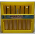 Stanley 6 piece carving set with sharpening stone (16-250)!