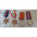 War medals ect ONE BID FOR ALL