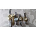 Ladies automatic and wind up watches ONE BID FOR ALL